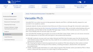 
                            9. Versatile Ph.D. | Graduate School