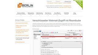 
                            1. Verschlüsselter Webmail-Zugriff mit Roundcube | …