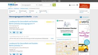 
                            6. Versorgungsamt Berlin - Adressen im Telefonbuch