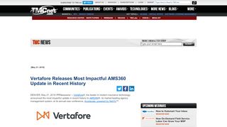 
                            8. Vertafore Releases Most Impactful AMS360 Update in Recent History