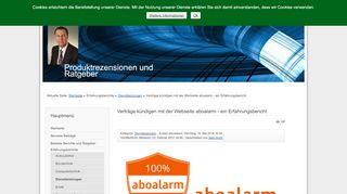 
                            1. Verträge kündigen mit der Webseite aboalarm - ein ...