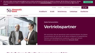 
                            4. Vertriebspartner der Hanseatic Bank werden | …