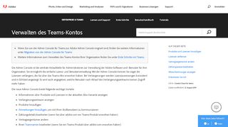 
                            1. Verwalten des Teams-Kontos - helpx.adobe.com