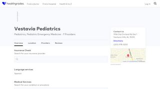 
                            4. Vestavia Pediatrics, Vestavia Hills, AL - Healthgrades