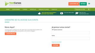 
                            3. Vestcursos - Login