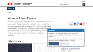 
                            8. Veterans Affairs Canada - Canada.ca