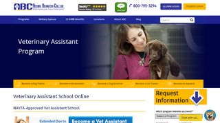 
                            7. Veterinary Assistant Program - Animal Behavior College