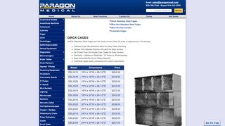 
                            7. Veterinary Cages, Stainless Steel Cages, Laminate cages