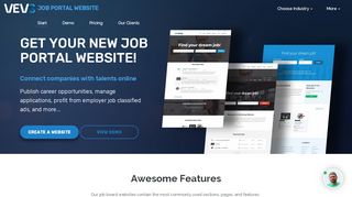 
                            1. VEVS: Job Portal Websites | Website Builder - VEVS.com