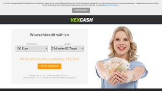 
                            2. Vexcash - Jetzt kostenlos Kreditantrag stellen - mit ...
