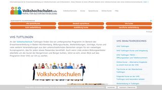 
                            6. VHS Tuttlingen | VOLKSHOCHSCHULEN.INFO