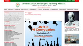 
                            5. VI Convocation- Apply for Original Degree | JNTU kakinada