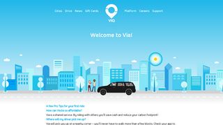 
                            3. Via | Welcome to Via! - Via | Smarter shared rides