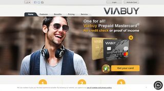 
                            10. VIABUY prepaid credit card with online account
