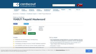 
                            6. VIABUY Prepaid Mastercard: Alle Vorteile | cardscout