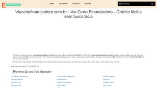 
                            3. Viacertafinanciadora.com.br - Via Certa …