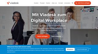 
                            5. Viadesk Social Intranet – Die Plattform zum online ...