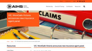 
                            5. VIC: WorkSafe Victoria announces new insurance agent panel ...