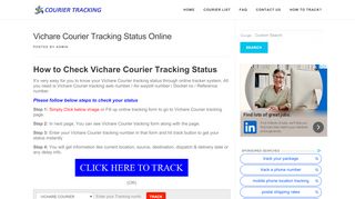 
                            6. Vichare Courier Tracking - Track Courier Status Online
