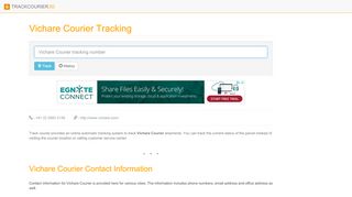 
                            3. Vichare Courier Tracking - TrackCourier.io
