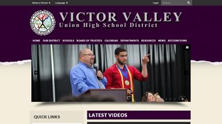 
                            6. Victor Valley Union High School District: Home