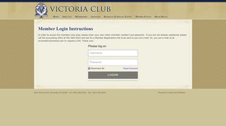 
                            9. Victoria Club - Login