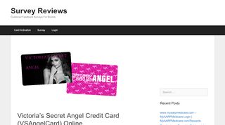 
                            9. Victoria’s Secret Angel Credit Card (VSAngelCard) Online