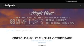 
                            9. Victory Park | Cinépolis Luxury Cinemas | Check Movie Times