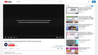 
                            4. Video Manual - Customising Your P1 WiFi Access Security ...
