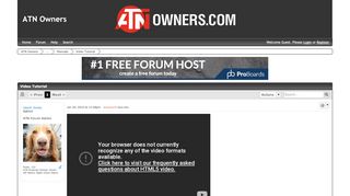 
                            8. Video Tutorial | ATN Owners