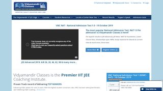 
                            5. Vidyamandir Classes: IITJEE Coaching | Institute in Delhi for IITJEE ...