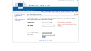 
                            4. VIES - European Commission