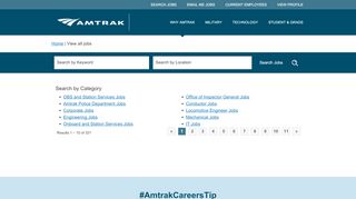 
                            9. View all jobs - Jobs at Amtrak