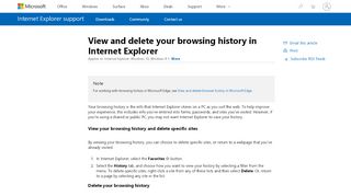 
                            8. View and delete your browsing history in Internet Explorer ...