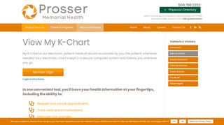 
                            5. View My KChart | Patient Medical Records | Prosser ...