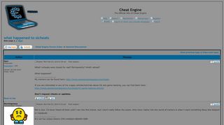 
                            4. View topic - what happened to sicheats - Cheat Engine
