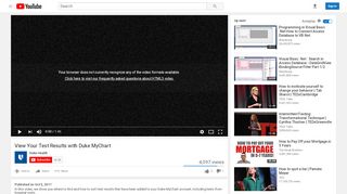 
                            10. View Your Test Results with Duke MyChart - YouTube