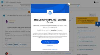 
                            2. Viewing att.blackberry.net email online - AT&T Community