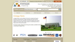 
                            1. Vintage Parts Inc - Your Service Parts Inventory Partner