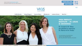 
                            6. Vios Fertility Clinic St. Louis, Chicago, Milwaukee: IVF, IUI Specialists