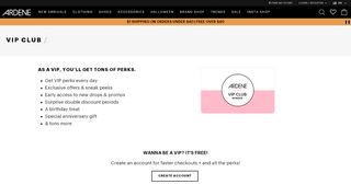 
                            2. VIP Club & Discount | Ardene USA