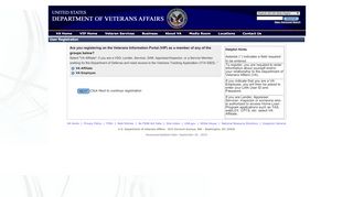 
                            5. VIP Registration - Veterans Information Portal