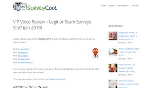 
                            10. VIP Voice Review – Legit or Scam Surveys Site? …