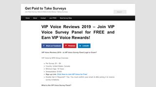 
                            6. VIP Voice Reviews & Sign Up Link: Is VIP Voice …