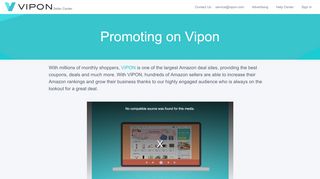 
                            9. Vipon - join as seller