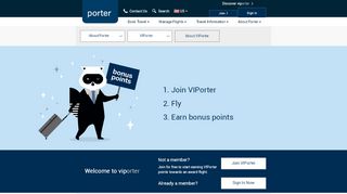 
                            1. VIPorter | Porter Airlines