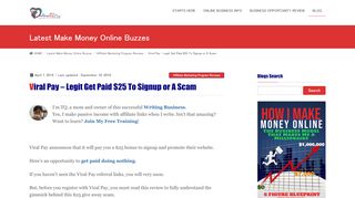 
                            2. Viral Pay – Legit Get Paid $25 To Signup or A Scam