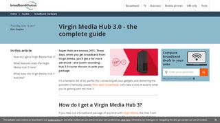 
                            9. Virgin Media Hub 3.0 - the complete guide - Broadband