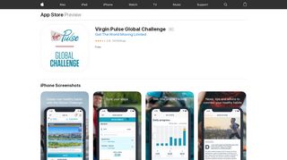 
                            9. ‎Virgin Pulse Global Challenge on the App Store