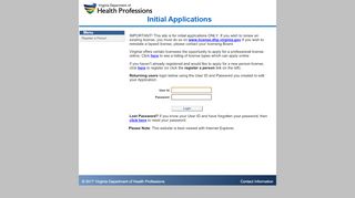 
                            4. Virginia Department of Health Professions - DHP Online ...